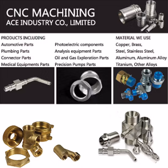 주문 밀어남 구리 금관 악기 맨끝 맨끝 알루미늄 CNC 기계로 가공 부속 알루미늄 CNC 부속
